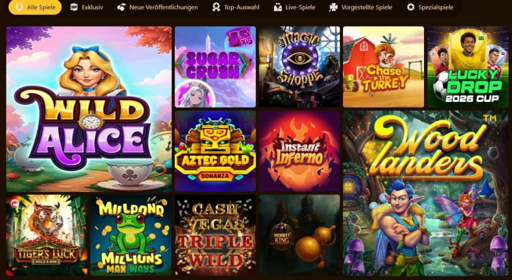 Golden Lady Casino Spiele